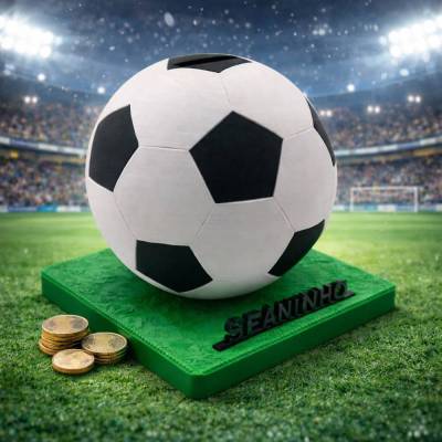 Personalisierte Fußball-Spardose mit Namen – Geldgeschenk für Kinder und Fußballfans