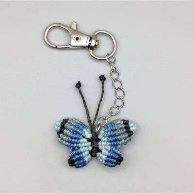 Makramee Schlüsselanhänger Schmetterling