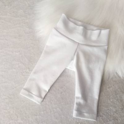 Handgefertigte Baby Leggins Gr 44/46 aus Jersey – Mitwachsende Frühchen & Reborn Hose von Annes Kreativshop