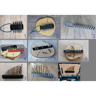 Bohrerhalter Bithalter Wandhalter Systemhalter / für Systemkoffer oder zum anschrauben der Bit / Bits / Bohrer / an Wand
