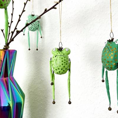 Grumpy Frog. Der etwas andere Osterschmuck! Osterdeko, hängender Frosch