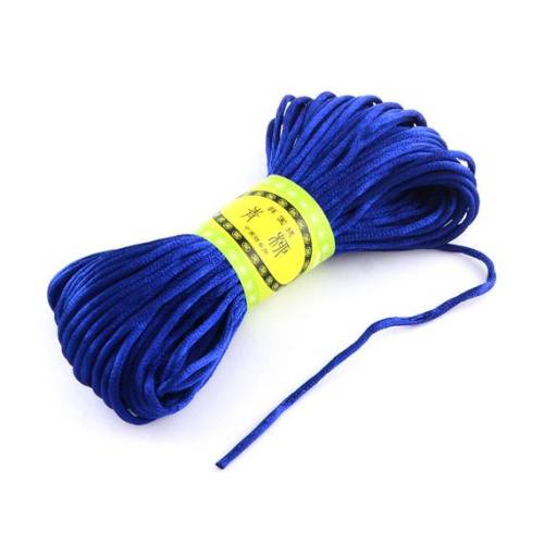 20m Satinband Satinkordel Blau