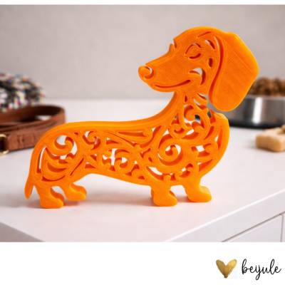 Dackel - 3D Druck, andere Farbe möglich