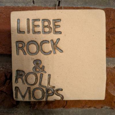 Fliese " Liebe, Rock..."