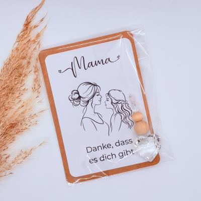 Sonnenfänger Herz mit Kristall & Karte – Muttertagsgeschenk mit Regenbogenlicht