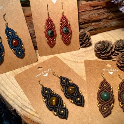 Boho Makramee Ohrringe Fairy