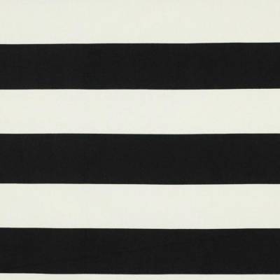 Canvas Streifen Schwarz Weiß Reststück 50 x 138 cm