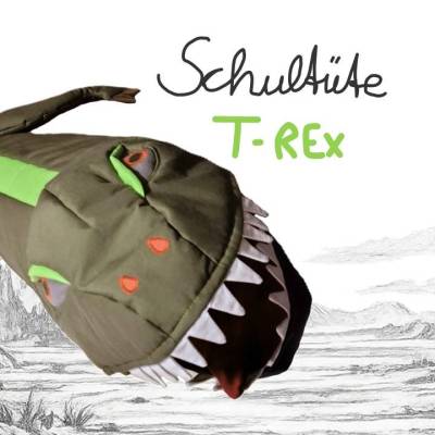 Schultüte Zuckertüte T-Rex GRÜN