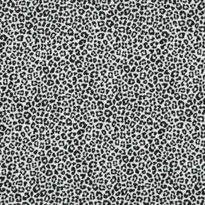 Baumwolle Mini Leopard Schwarz Weiß Reststück 140 x 145 cm