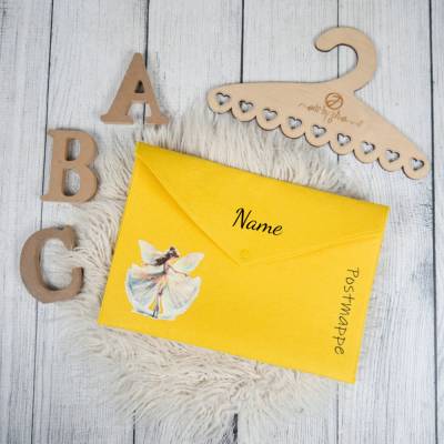 Postmappe aus Filz mit Fairy Ballerina *personalisiert