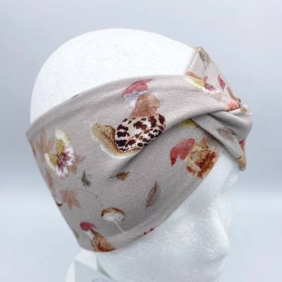 Stirnband, KU 47 - 50 cm, Haarband , Bandeau , Boho-Stirnband, Waldbewohner