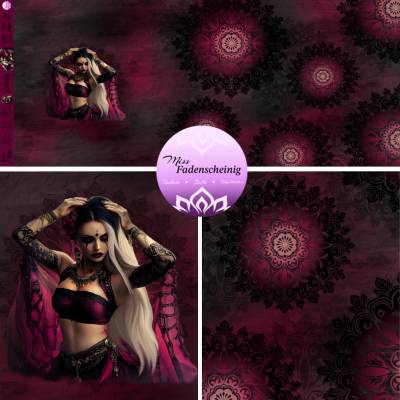 Stoffpanel French Terry „Calista“ - Eigenproduktion (Überbreite)