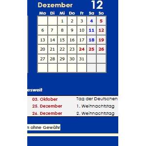 Jahreskalender 2027 auf einen Blick – mit der Zipfelmütze PDF – DIN A4 zum Ausdrucken Bild 6