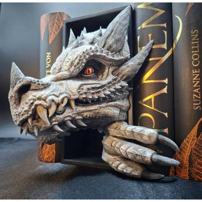Book Nook - Eisen Drache