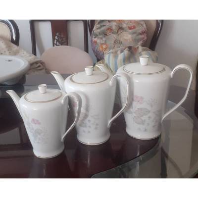 Vintage Mokkakanne Rosenthal Bettina Elfenbein Pariser Frühling