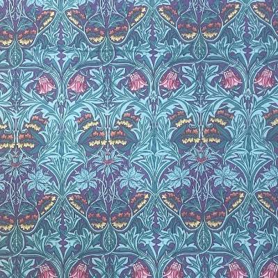 Stoff Kaffe Fassett x Morris & Co Bluebell violett – Baumwolle, leuchtend, ideal für Patchwork & Mode