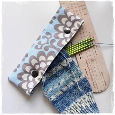 Nadelgarage * Täschchen für deine Stricknadeln * Nadelspieltasche * Für 20cm Stricknadeln