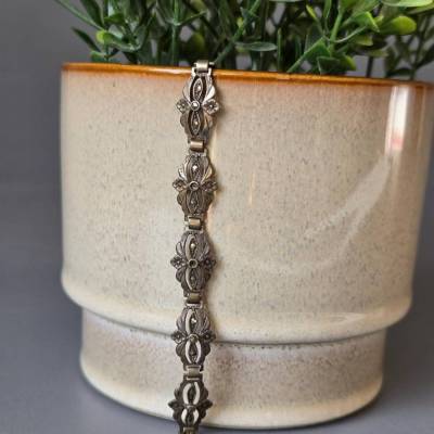 Jugendstil Armband - 835 Silber - Antikschmuck - Gliederarmband