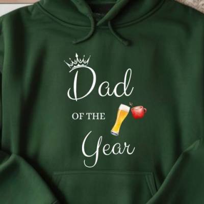 Dad of the Year Hoodie, Papa Hoodie, Hoodie für Väter, Hoodie für Papas, Geschenk zum Vatertag