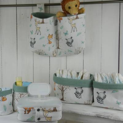 Utensilos Waldtiere Boho grün, Einzelteile oder als Set