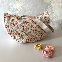 MOONBAG DIE BLUMIGE Crossbag aus Babycord von zimtblüte