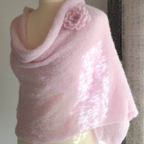 Braut Stola, Hochzeit, rosa, Tuch, Braut Umhang!