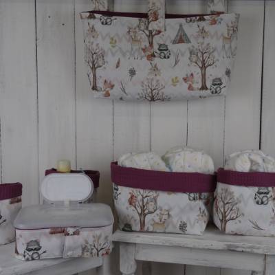 Utensilos Waldtiere Boho m, mauwe, Einzelteile oder als Set