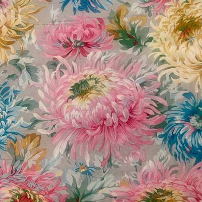 Stoff Kaffe Fassett Collective Shaggy Chrysanthemum by Philip Jacobs in Pastellfarben – Baumwollstoff 