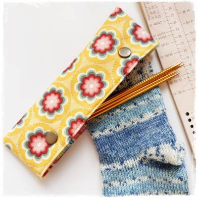 Nadelgarage * Täschchen für deine Stricknadeln * Nadelspieltasche * Für 20cm Stricknadeln