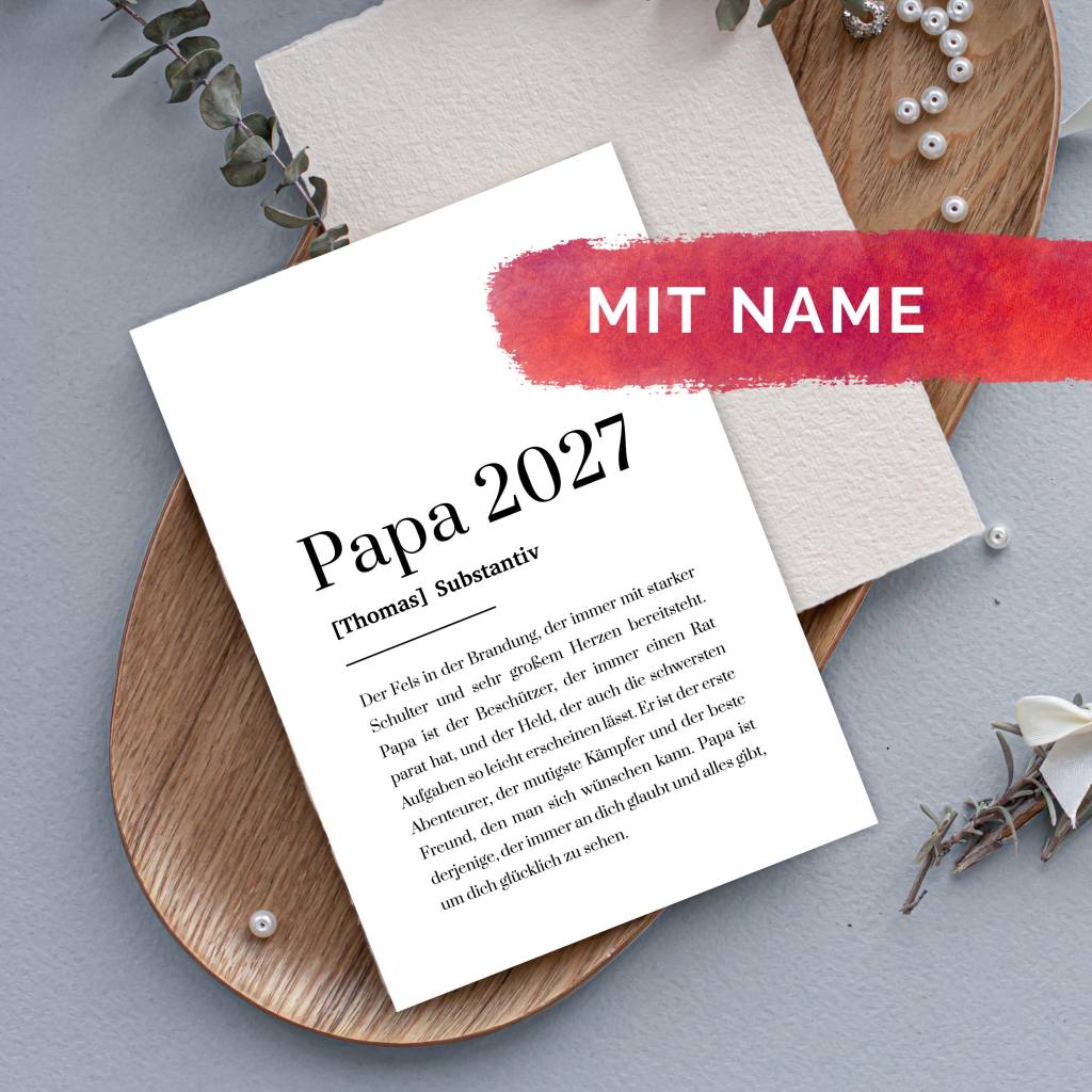 Best HD Pictures about  Papa Geschenk Zur Geburt  with No AI Images