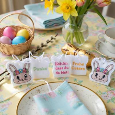 Stickdatei Giveaway Pralinen Verpackung ITH Ostern Osterhase 5 Motive Set 2651