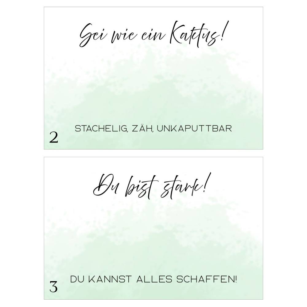 Makramee Kaktus Armband – personalisierter Schmuck, Mutmacher Armband mit Spruch, humorvolles Geschenk Bild 7