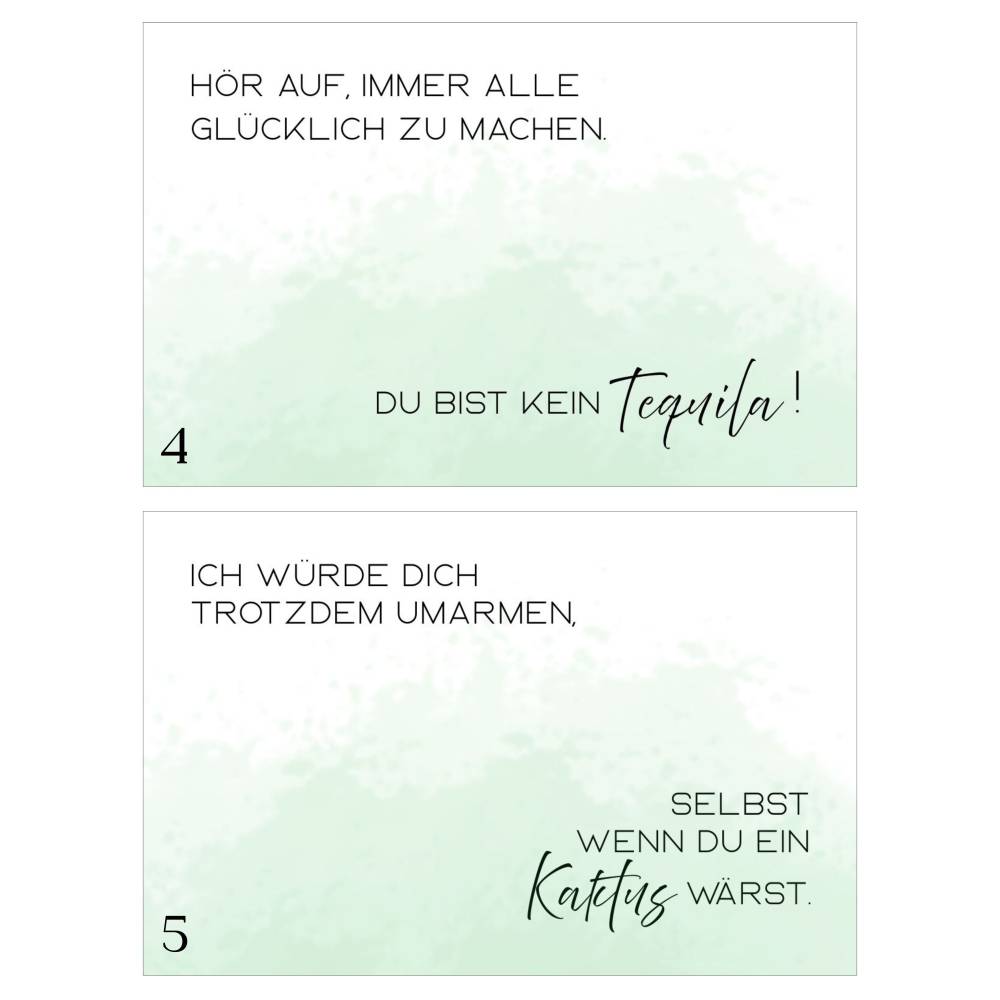 Makramee Kaktus Armband – personalisierter Schmuck, Mutmacher Armband mit Spruch, humorvolles Geschenk Bild 8