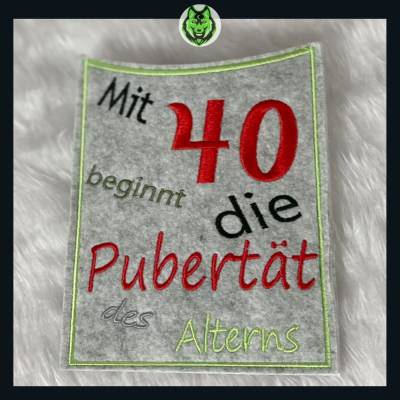 DreamEmbroid "Die Pubertät des Alterns" Geschenktasche Stickdatei