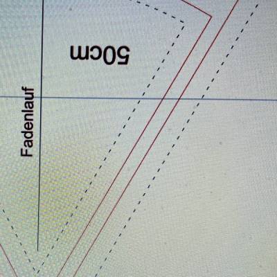 Schultüte nähen Schnittmuster für 2geteilte Schultüte PDF – 50 cm – für Papprohling
