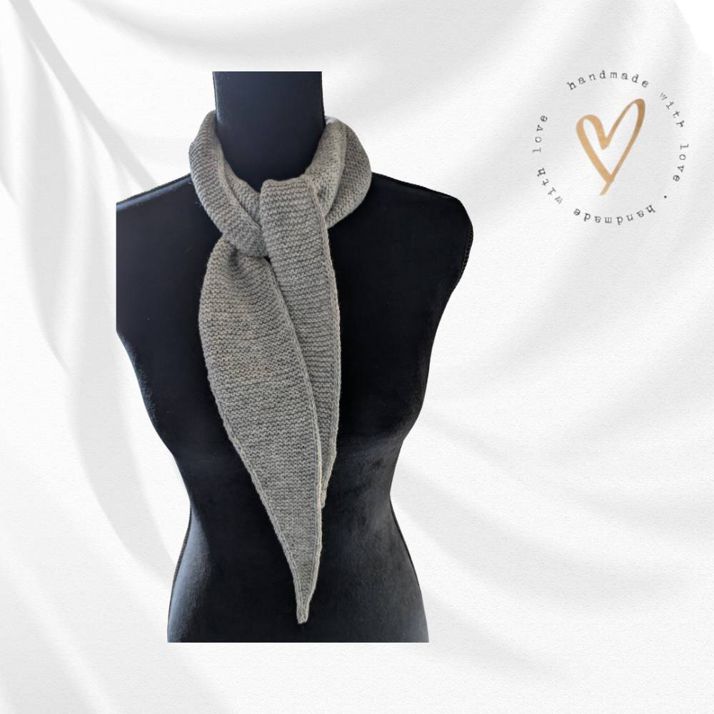 Sophie Schal * Kleiner Strickschal * Handgefertigtes Geschenk * Gestricktes Halstuch * Schmales Halstuch* Bild 7