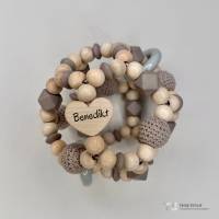 Tanja Schulz Shop | Sinnesball für Babys | Personalisierbar mit dem Namen des Babys | Motorikball