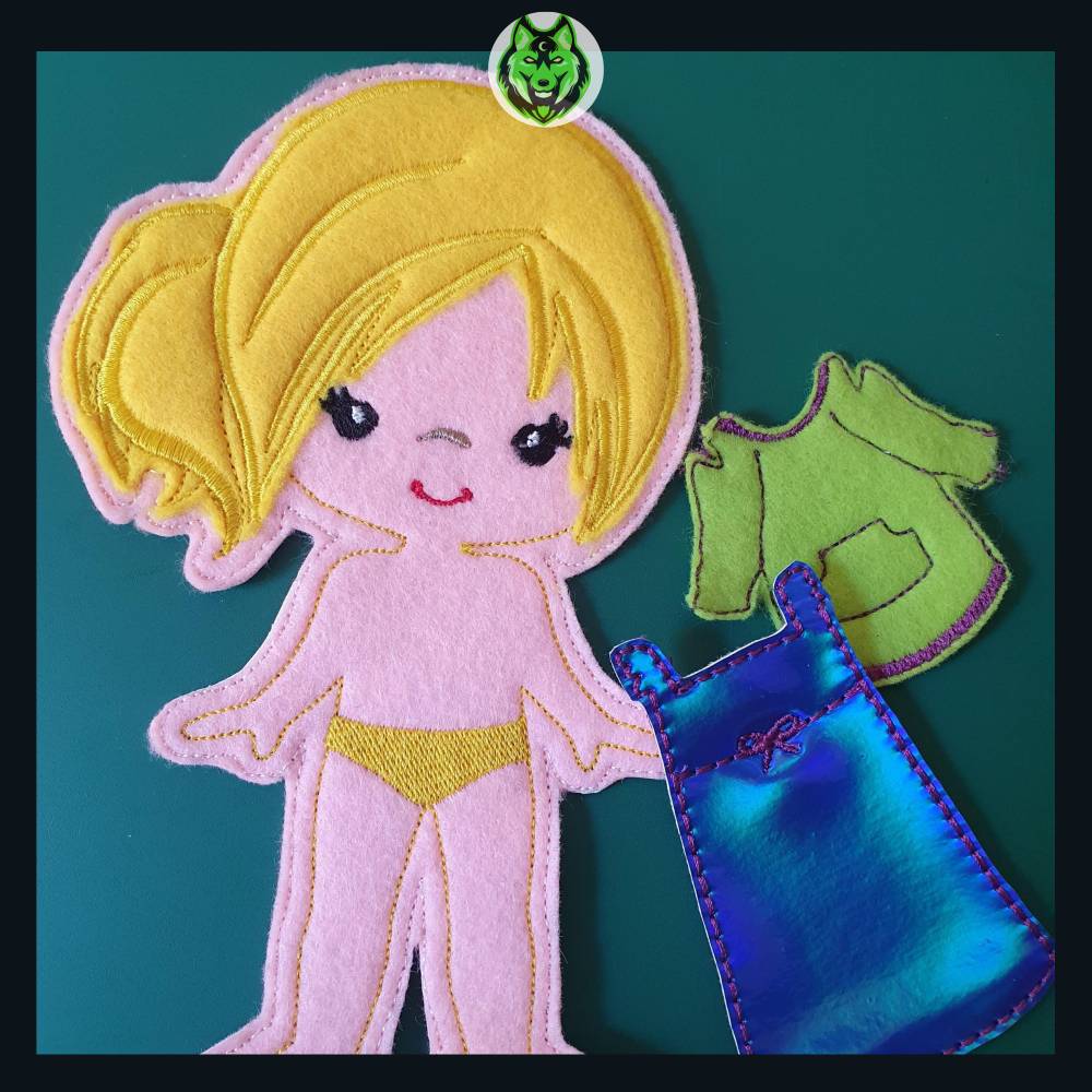 "Anziehpuppe Kathy" - 6 Stickdateien versch. Größen Bild 5