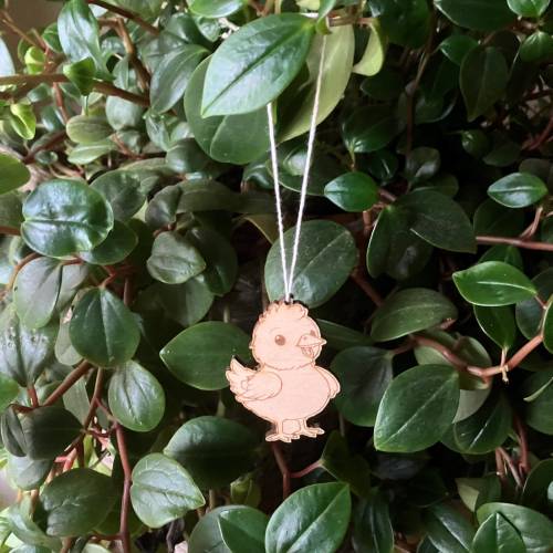 13 Laser Cut Vorlagen: Oster-Deko Küken und Hühnchen Deko SVG AI DXF Lightburn