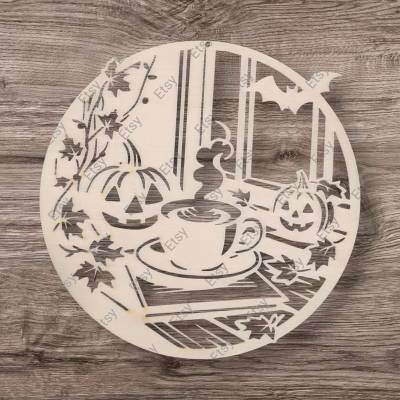 SVG Datei Herbst Hygge Kürbisse, Download