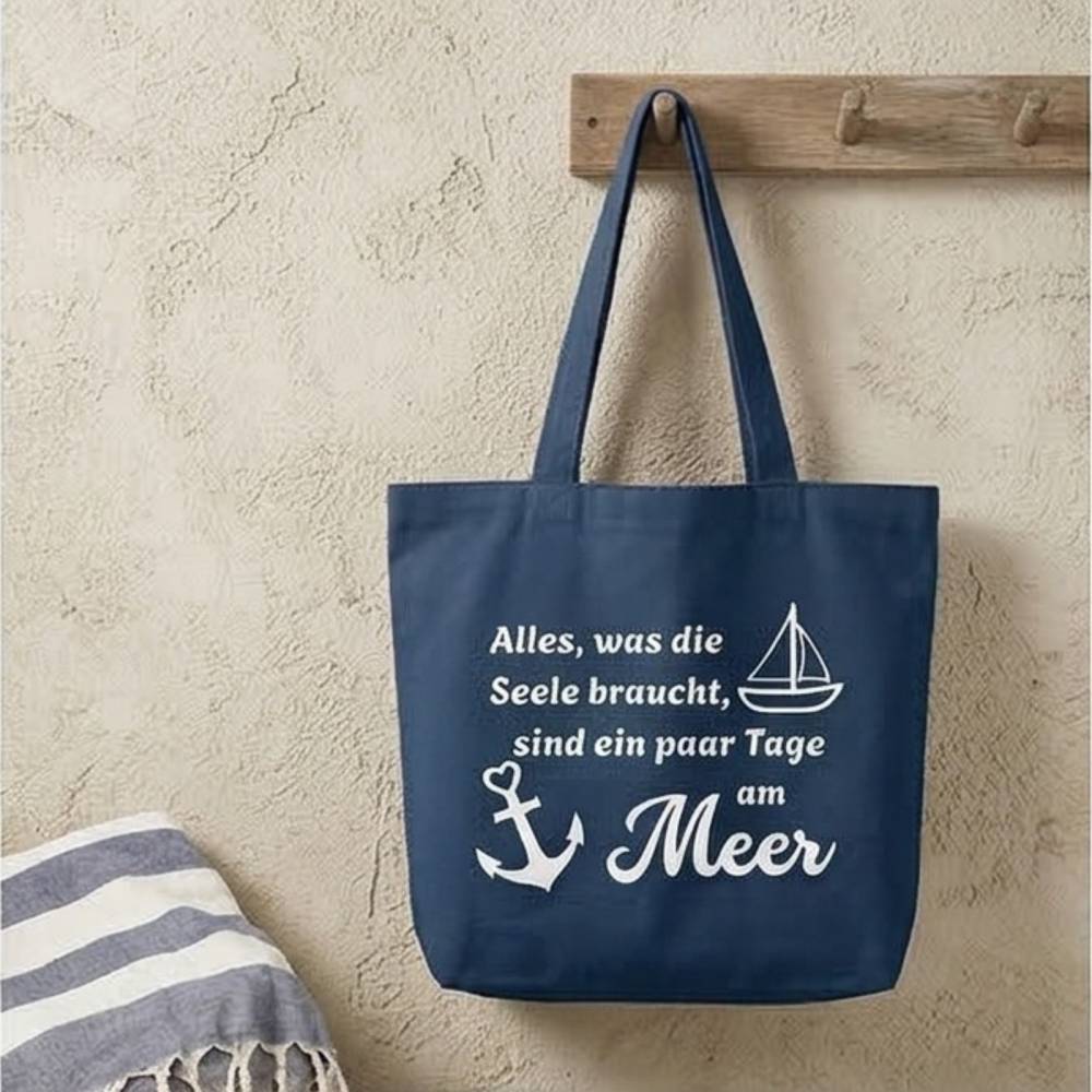 Plotterdatei Meer Spruch „Ein paar Tage am Meer“ – Digitale Datei SVG DXF PNG mit Anker & Segelboot Bild 8