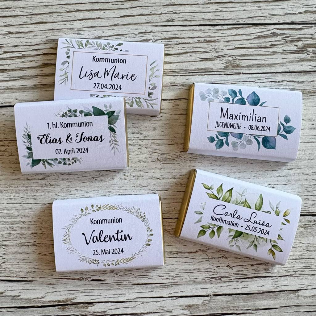 Personalisierte Schokolade Als Gastgeschenk