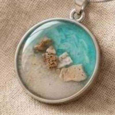 Handgemachte Muschelkette  dein Stück Meer für jeden Tag