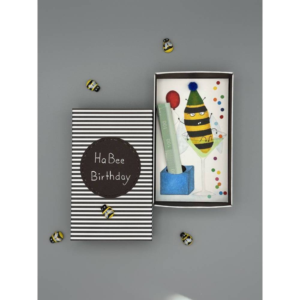 Witzige Geldgeschenkbox Party Biene – Originelle Geschenkidee zum Geburtstag Bild 1