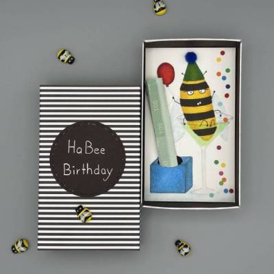Witzige Geldgeschenkbox Party Biene – Originelle Geschenkidee zum Geburtstag