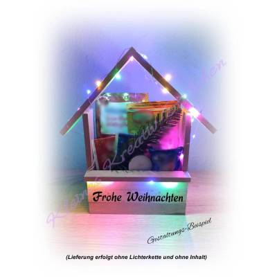 Weihnachts-Häuschen, Weihnachtshütte, Weihnachtsmarkt to go, Wichtelgeschenk, Weihnachtsgeschenk, Mitbringsel