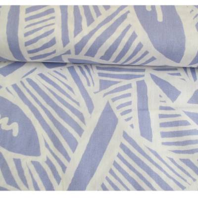 Baumwoll Stretch Druck "Jessi" Hosen- / Rockstoff  flieder(1m/13,-€)