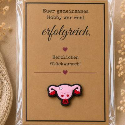 Glückwunschkarten zur Schwangerschaft & Geburt mit Glücksbringer verschiedene Designs