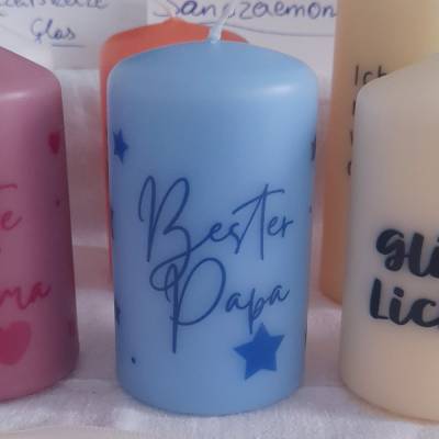Kleine Kerze "Bester Papa"