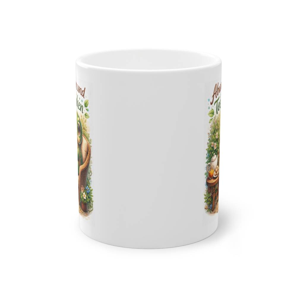 Abwarten und Tee trinken - Tasse lustig Tee Spruch Geschenk Kollegin Büro Schildkröte Bild 4